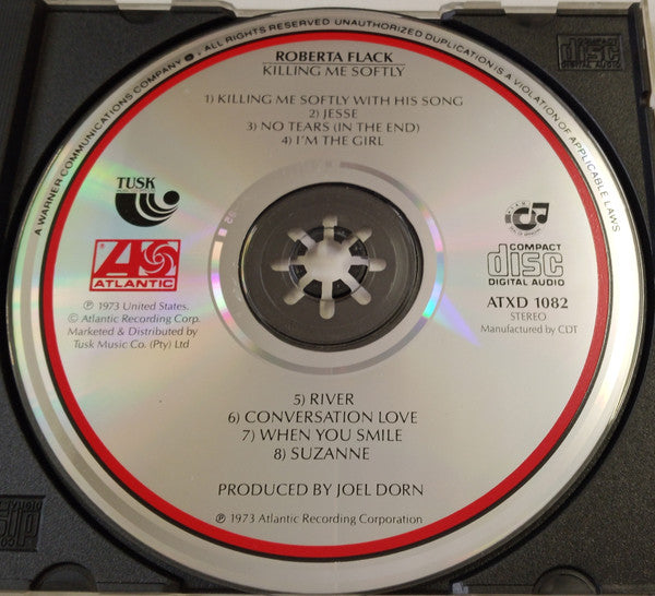Roberta Flack : Killing Me Softly (CD, Album)