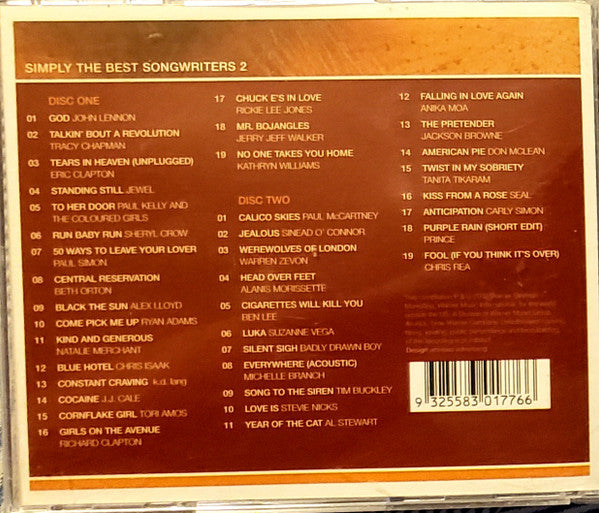 Various : Simply The Best Songwriters 2 (2xCD, Comp)