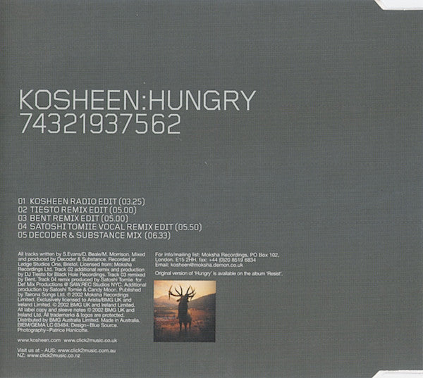 Kosheen : Hungry (CD, Single)