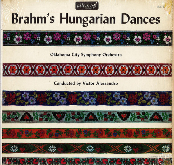 Brahms*, Victor Alessandro, Oklahoma City Symphony Orchestra : Brahms' Hungarian Dances (LP)
