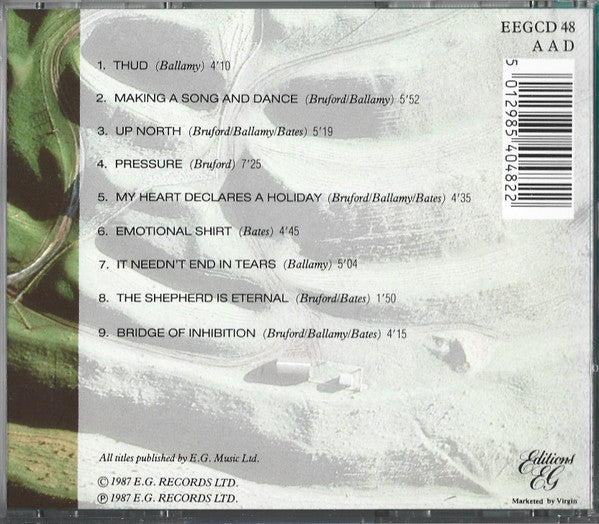 Bill Bruford's Earthworks : Earthworks (CD, Album, RE)
