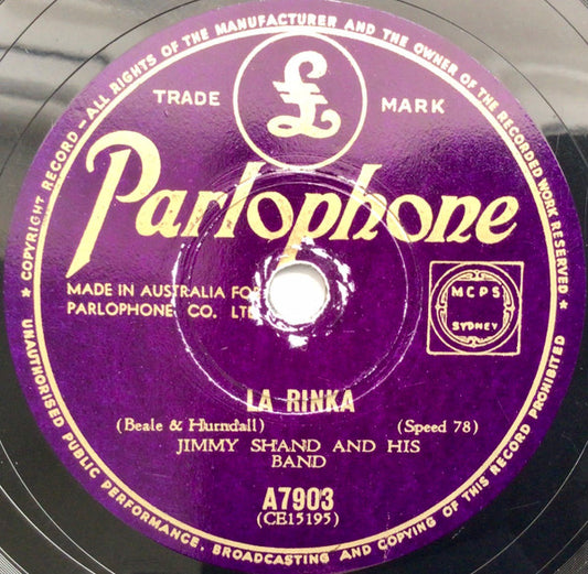 Jimmy Shand And His Band : La Rinka / The Royal Scots Polka (Shellac, 10")