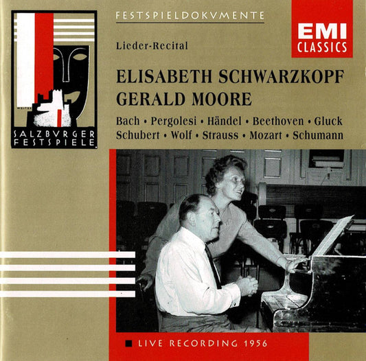 Elisabeth Schwarzkopf, Gerald Moore : Lieder-Recital Salzburg 1956 (CD, Album)