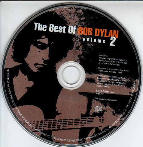 Bob Dylan : The Best Of Bob Dylan Volume 2 (2xCD, Comp, Ltd)