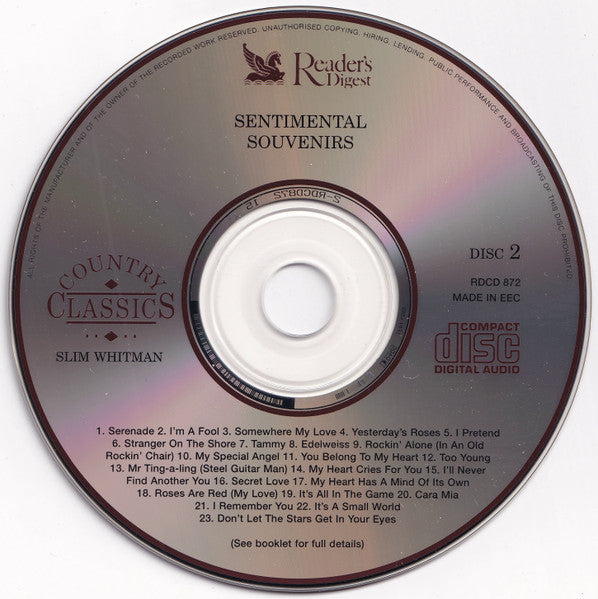 Slim Whitman : Country Classics  (3xCD, Comp)