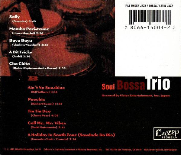 Soul Bossa Trio : Soul Bossa Trio (CD, Comp, Nim)