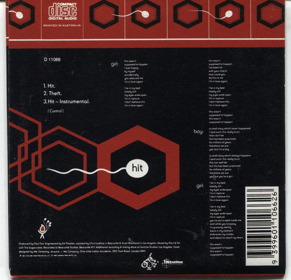 The Sugarcubes : Hit (CD, Single, Car)