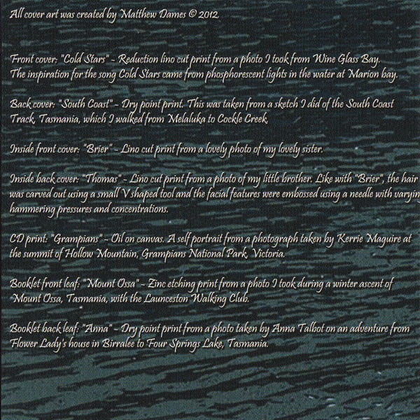Matthew Dames : Cold Stars (CD, Album, RE)