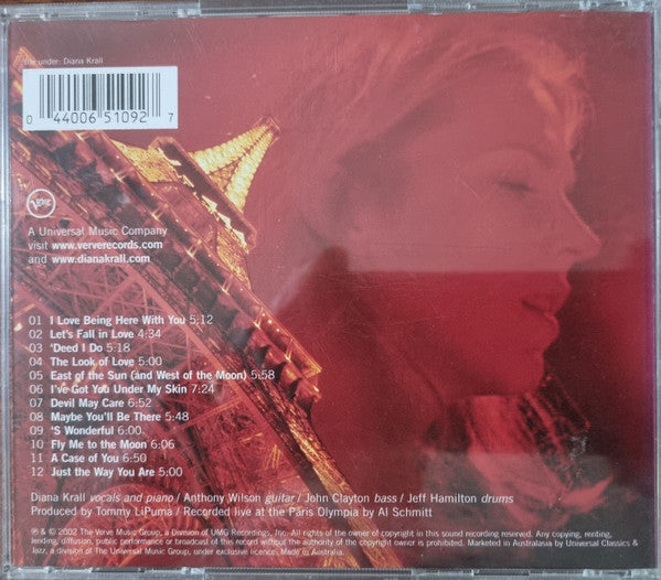 Diana Krall : Live In Paris (CD, Album)