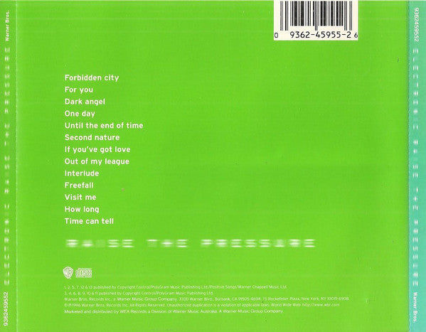 Electronic : Raise The Pressure (CD, Album)