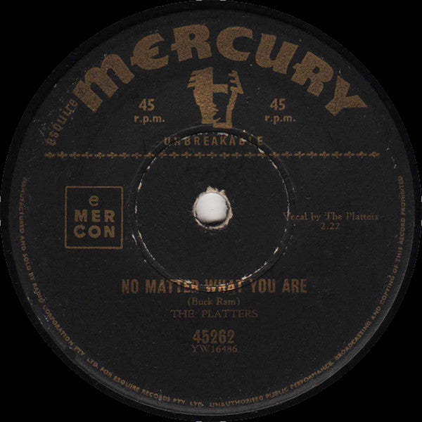 The Platters : Smoke Gets In Your Eyes (7", Single)
