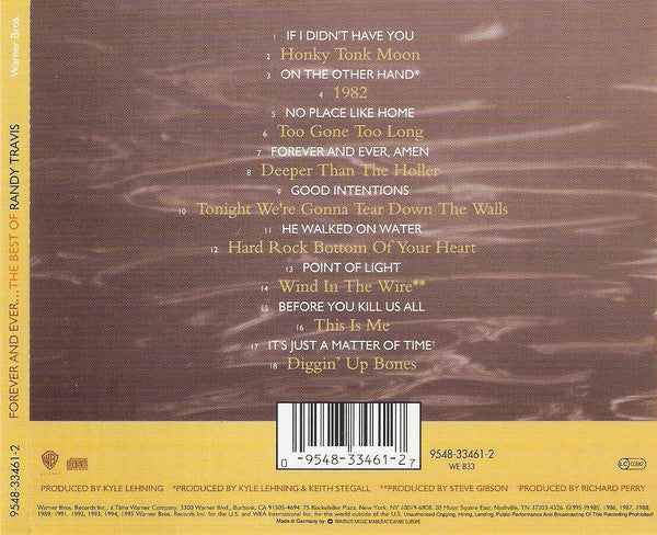 Randy Travis : Forever And Ever... The Best Of Randy Travis (CD, Comp)