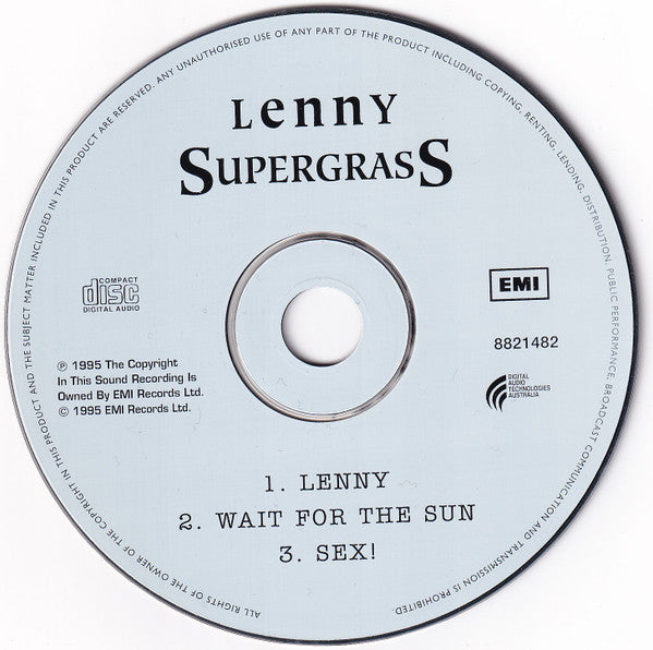 Supergrass : Lenny (CD, Maxi)