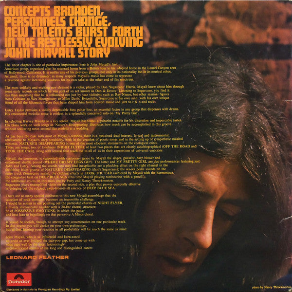 John Mayall : USA Union (LP, Album, Gat)