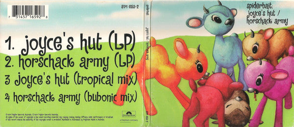 Spiderbait : Joyce's Hut / Horschack Army (CD, Maxi)