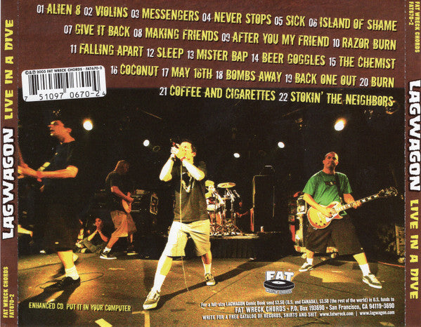 Lagwagon : Live In A Dive (CD, Album, Enh)