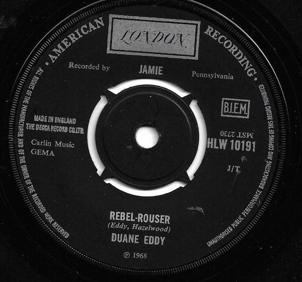 Duane Eddy : Rebel-Rouser / Peter Gunn (7", Single, RE)