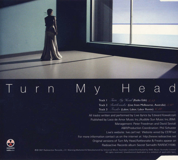 Live : Turn My Head (CD, Single)