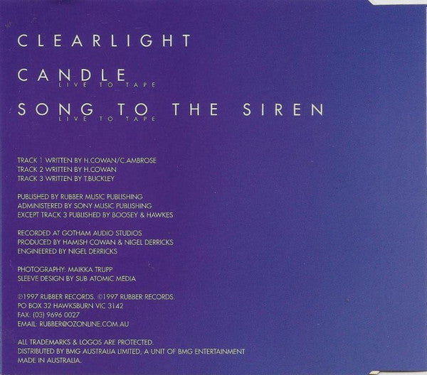 Cordrazine : Clearlight (CD, Single)