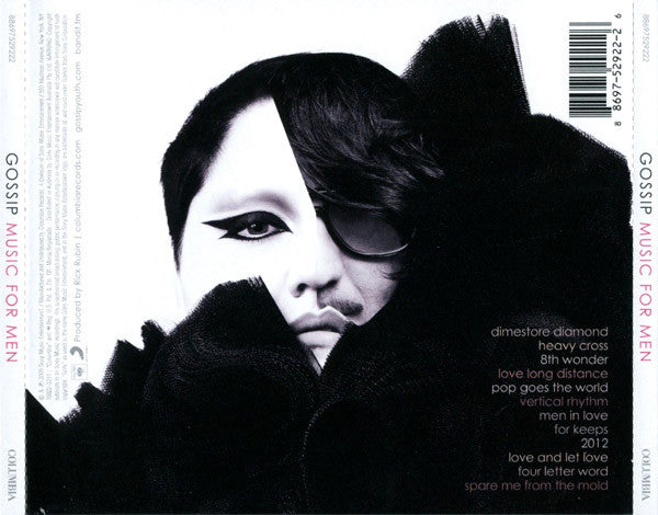 Gossip* : Music For Men (CD, Album)