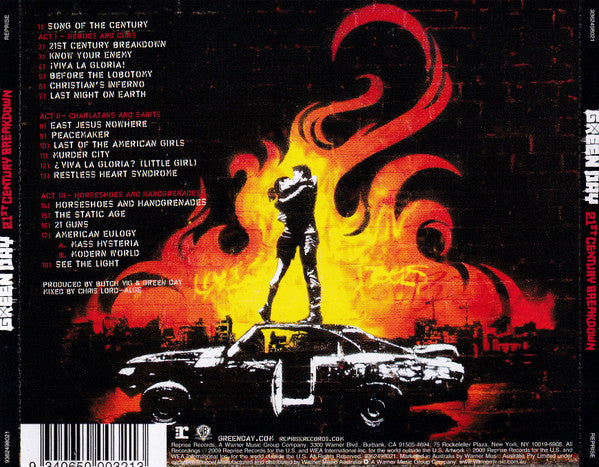 Green Day : 21st Century Breakdown (CD, Album)