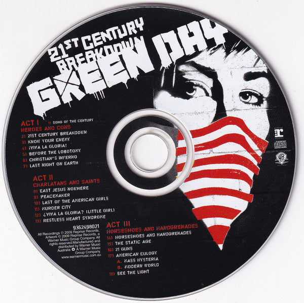 Green Day : 21st Century Breakdown (CD, Album)