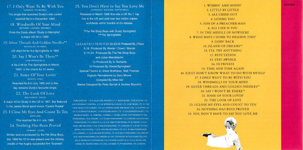 Dusty Springfield : Goin' Back - The Very Best Of Dusty Springfield (1962 - 1994) (CD, Comp, RE, RM)