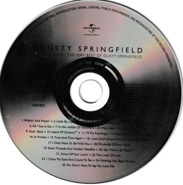 Dusty Springfield : Goin' Back - The Very Best Of Dusty Springfield (1962 - 1994) (CD, Comp, RE, RM)
