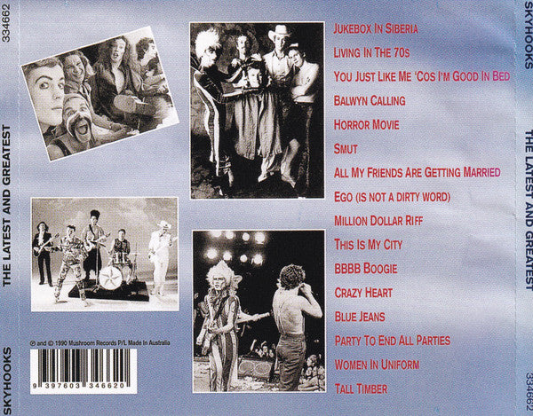 Skyhooks : The Latest And Greatest (CD, Comp, RE)