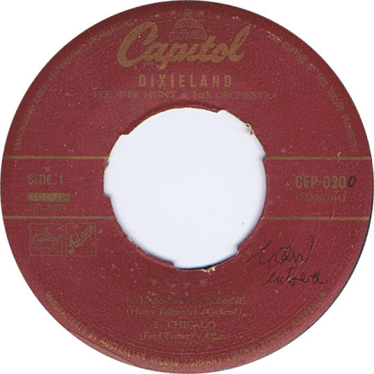 Pee Wee Hunt And His Orchestra : Dixieland (7", EP)