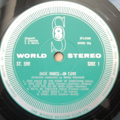 Jack Jones : In Love (LP, Album)