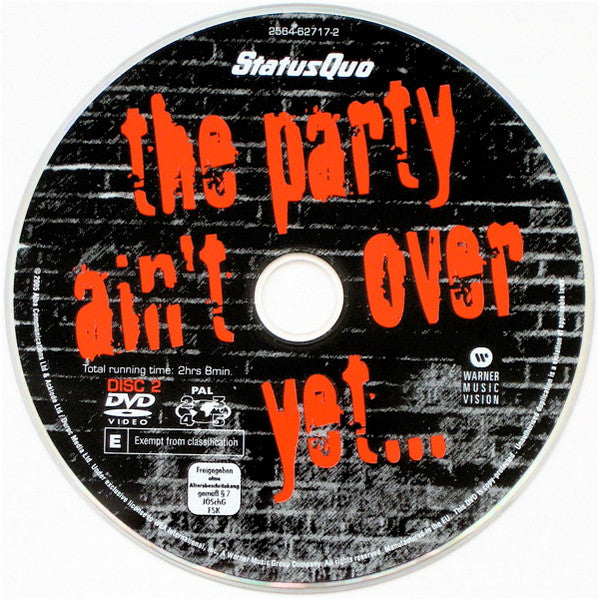 Status Quo : The Party Ain't Over Yet... 40 Years Of Status Quo (2xDVD-V, PAL)