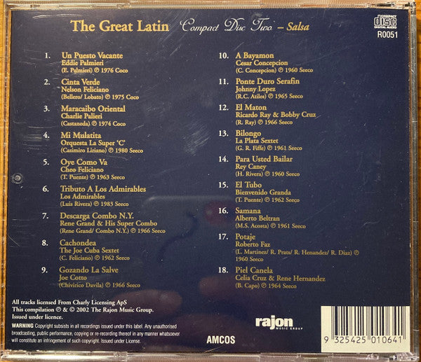 Various : The Great Latin (3xCD, Comp + Box)