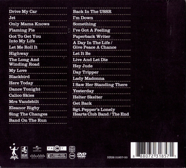 Paul McCartney : Good Evening New York City (2xCD, Album + DVD-V, PAL)