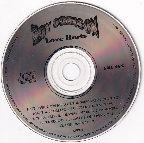 Roy Orbison : Love Hurts (CD, Comp)
