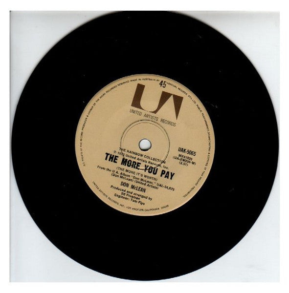 Don McLean : If We Try (7", Mono)