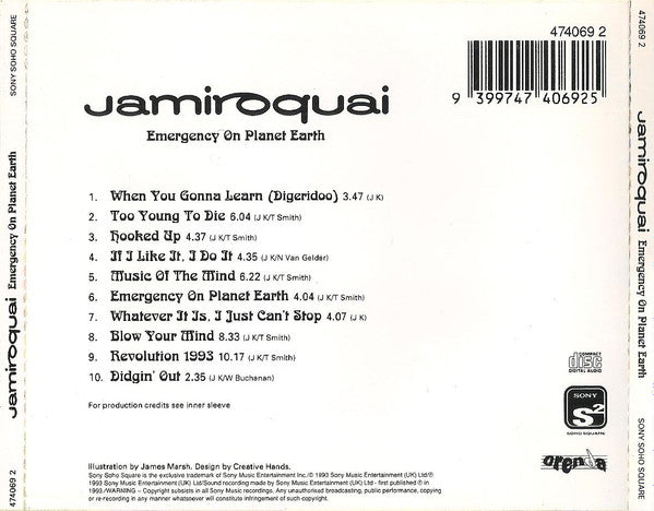 Jamiroquai : Emergency On Planet Earth (CD, Album, RE)