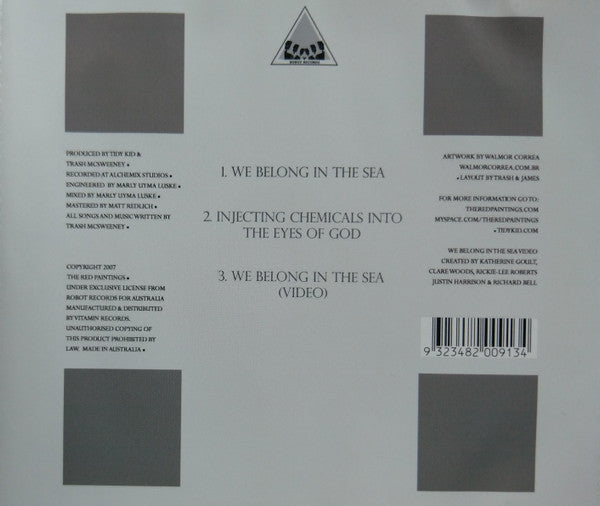 The Red Paintings : We Belong In The Sea (CD, Single, Enh)