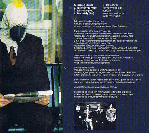 Motor Ace : Keeping Secrets (CD, Maxi, Enh, Ltd)