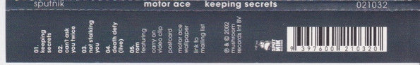 Motor Ace : Keeping Secrets (CD, Maxi, Enh, Ltd)