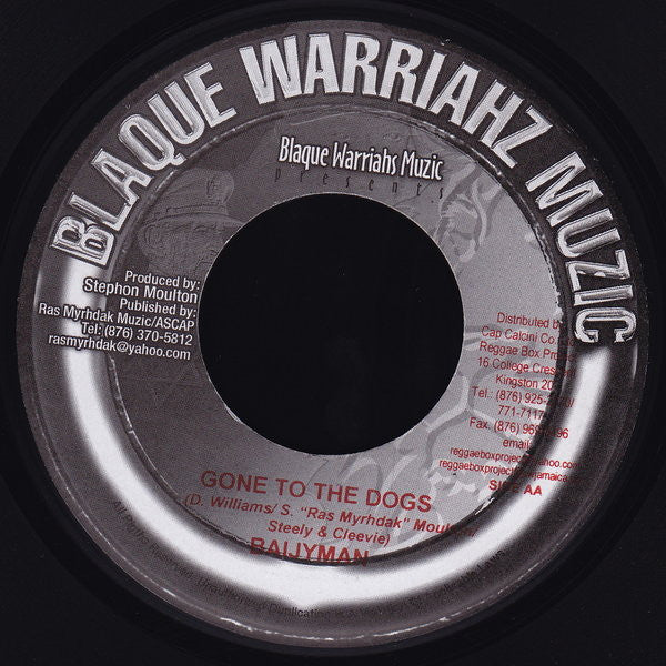 Merciless / Baijyman* : One Hundred Gun Man Question / Gone To The Dogs (7")