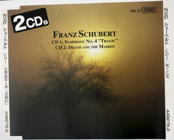 Franz Schubert : Symphony No. 4 "Tragic" / Death And The Maiden (2xCD, Comp)