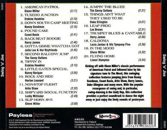 Various : Swing 'N' Jive (CD, Comp)
