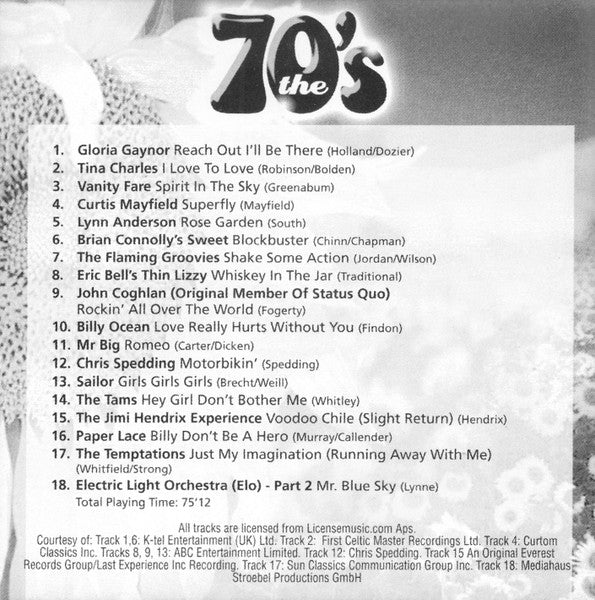 Various : The 70's (CD, Comp)