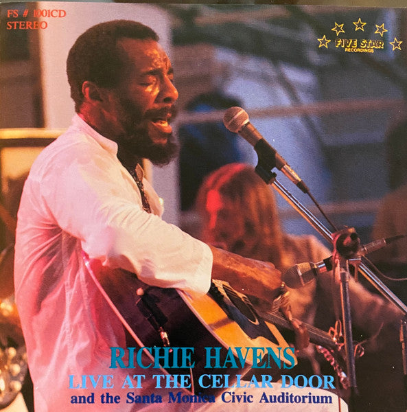 Richie Havens : Live At The Cellar Door And The Santa Monica Civic Auditorium (CD, Album, RE)
