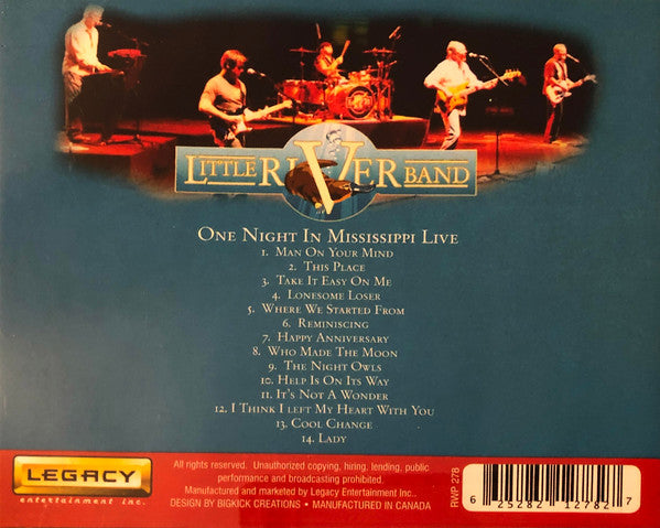 Little River Band : One Night In Mississippi Live (CD)