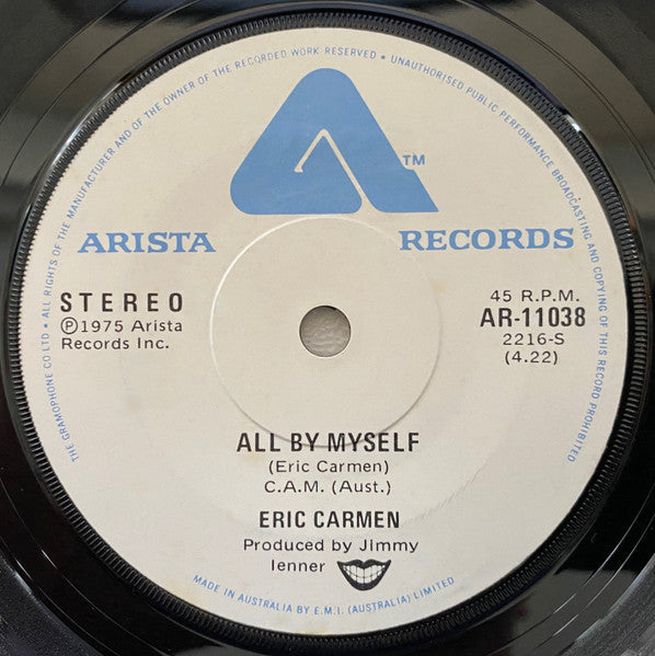 Eric Carmen : All By Myself (7")