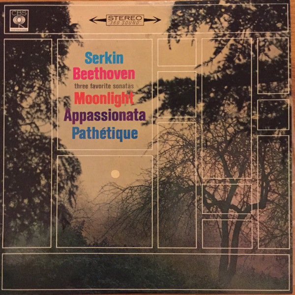 Rudolf Serkin, Beethoven* : Three Favorites Sonatas (LP)