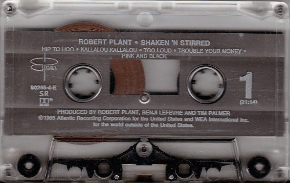Robert Plant : Shaken 'N' Stirred (Cass, Album, Dol)