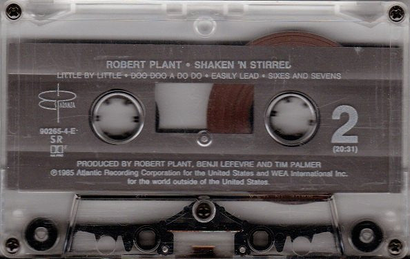 Robert Plant : Shaken 'N' Stirred (Cass, Album, Dol)